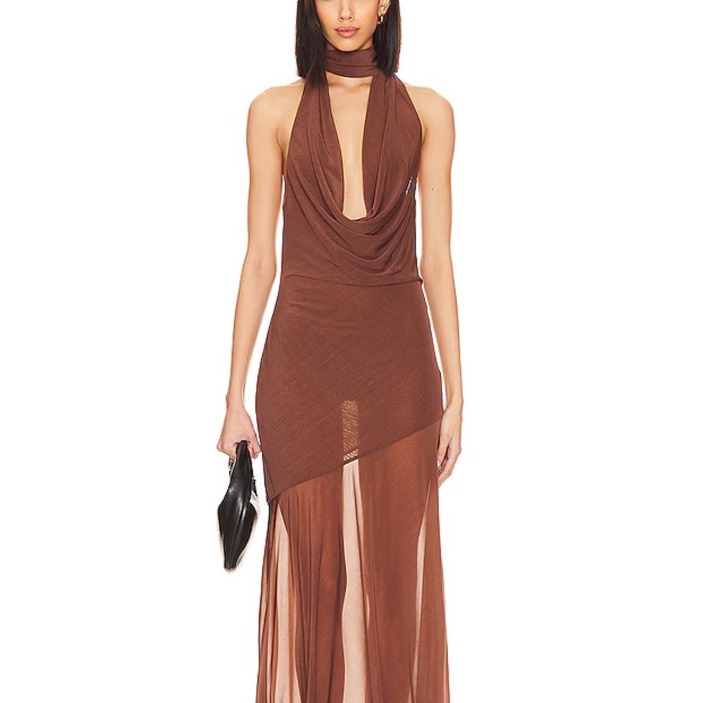 LPA Brown Estelle Dress